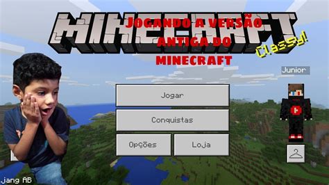 Jogando A Versão Antiga Do Minecraft Pocket Edition Youtube