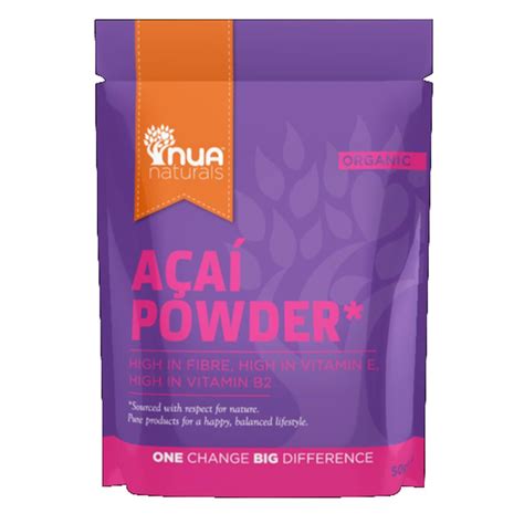 Nua Naturals Organic Acai Powder 50g Nourish Ie Nourish Health Food