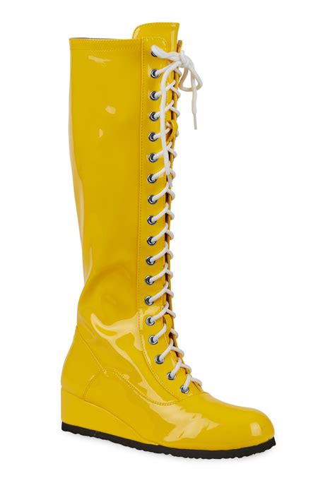 Mens Yellow Wrestling Boots Walmart Canada