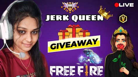 Tamil Free Fire MAX JERK QUEEN GIVEAWAY BR MATCHES AND CS