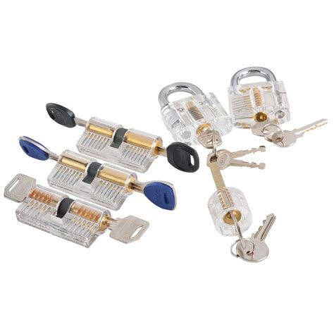 New Transparent Locks Combination Practice Locksmith Training Tools