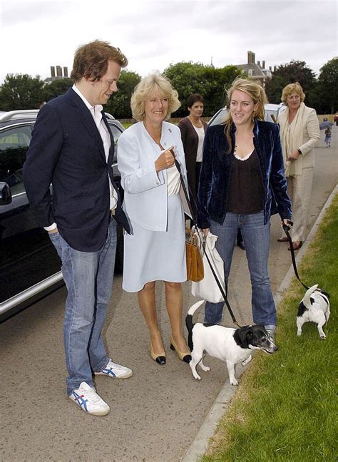 7 Photographs Of Camilla Parker Bowles With Her Children Tom And Laura