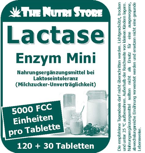 Lactase 5 000 FCC Enzym Kapseln 100 Stk Bei Lactose Intoleranz