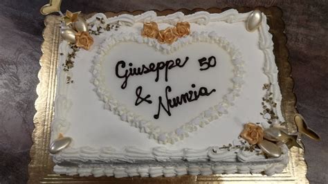 UNA TORTA PER UN TRAGUARDO SPECIALE 50 ANNI DI MATRIMONIO YouTube