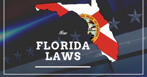 Handful Of New Florida Laws Set To Begin In 2021