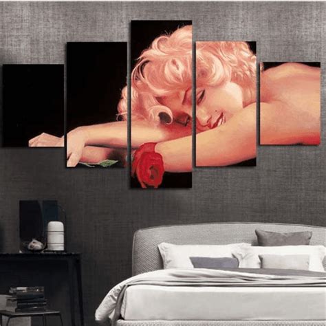 Marilyn Monroe Characters Movie Panel Canvas Art Wall Decor