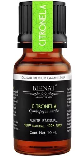 Aceite Esencial De Citronela 10 Ml 100 Natural 100 Puro MercadoLibre