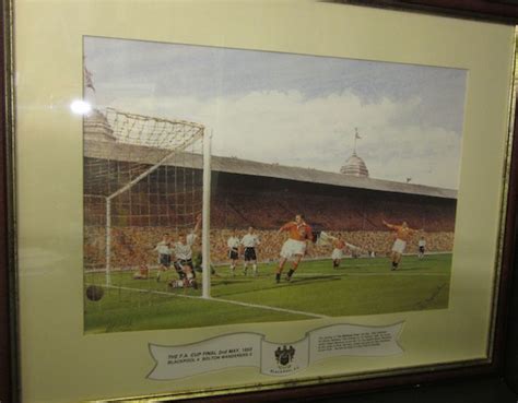 Bonhams : 1953 F.A. Cup 'Matthews final' hand signed print