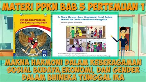 Materi Ppkn Kelas Bab Pertemuan Makna Harmoni Dlm Keberagaman