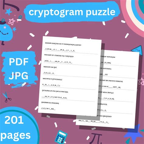 cryptogram puzzle pages | Made By Teachers