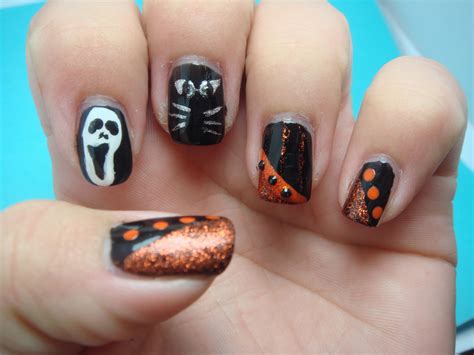 All Nail and Cosmetics: 3 Quick and Easy Halloween Nail Designs