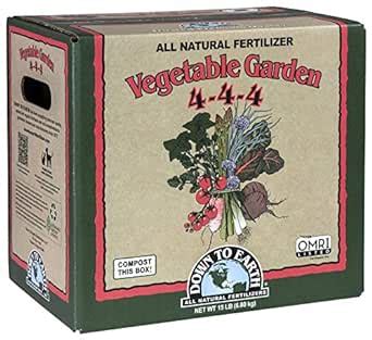 Amazon Down To Earth All Natural Fertilizers Organic Vegetable