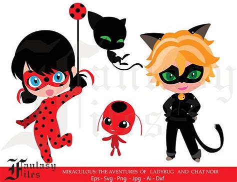 Miraculous Ladybug Silhouette SVG