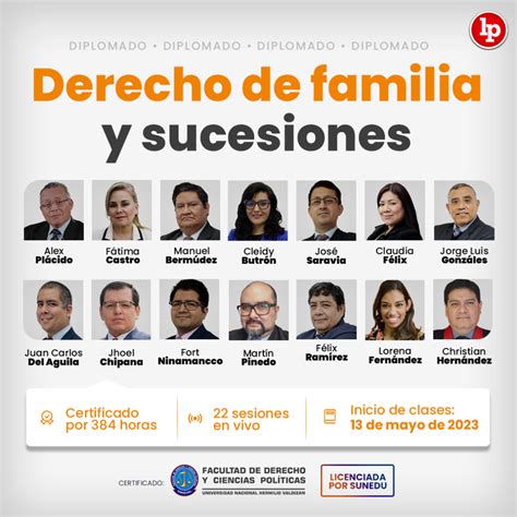 Diplomado En Derecho De Familia Y Sucesiones Inicio De Mayo Lp