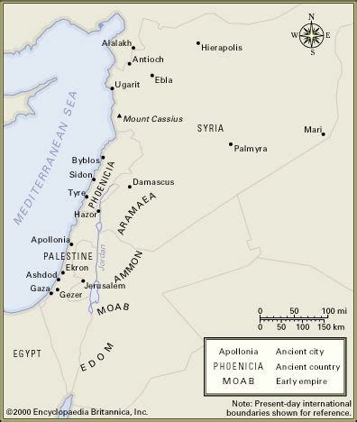 Palestine Syria Map