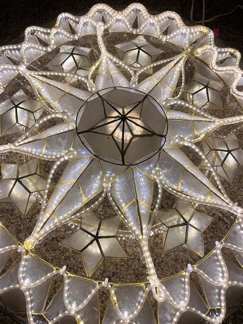 No Flash Led Soft White Tala With Ring Capiz Parol Philippines