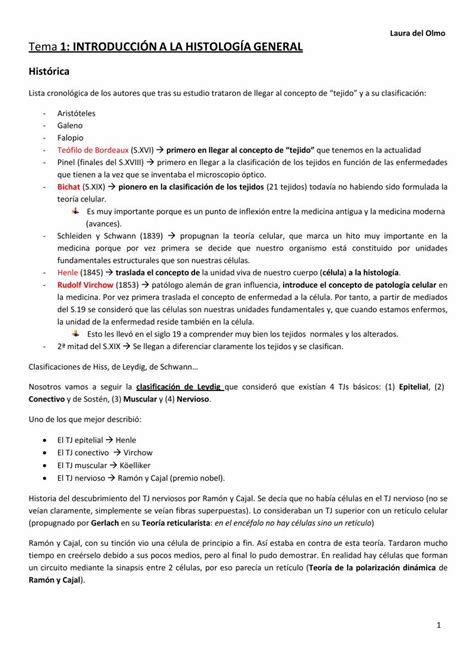 Pdf Laura Del Olmo Tema Introducci N A La Histolog A Dokumen Tips