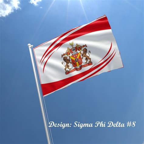 Sigma Phi Delta Officially Licensed Flag Banner Etsy