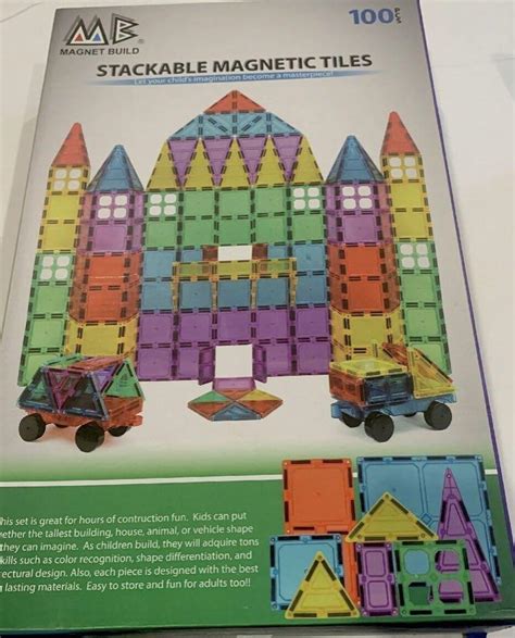 Local Stock Usa Magnet Build Deluxe Pieces Playmags Magnatiles