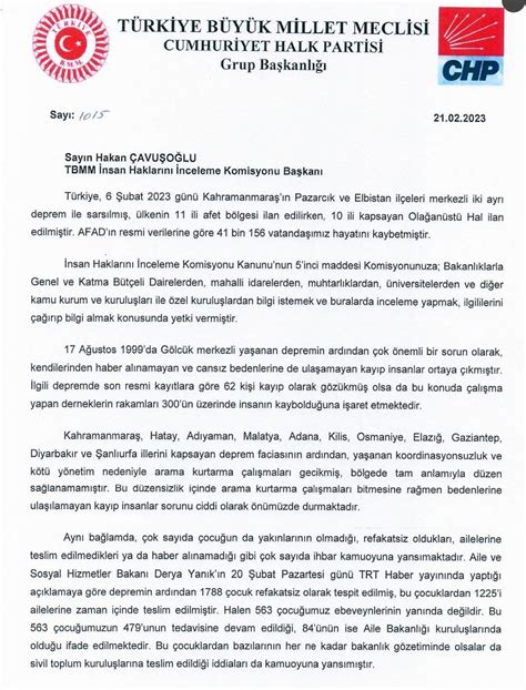 Özgür Özel on Twitter Kahramanmaraş merkezli deprem sonrası ortaya