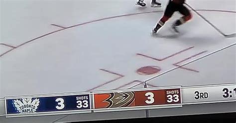 Lots of 3's in the Leafs vs Ducks game : r/nhl