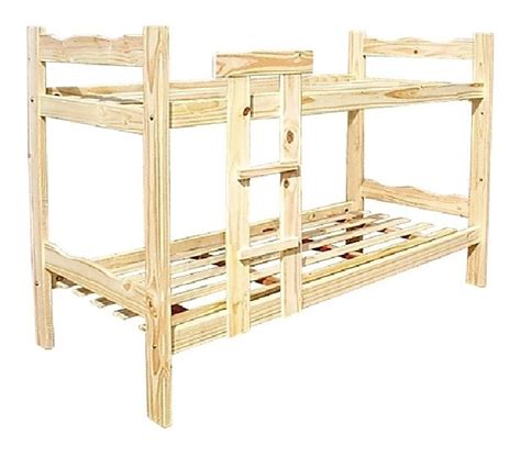 Cama Cucheta Super Fuerte De Pino Macizo Paopino Camas