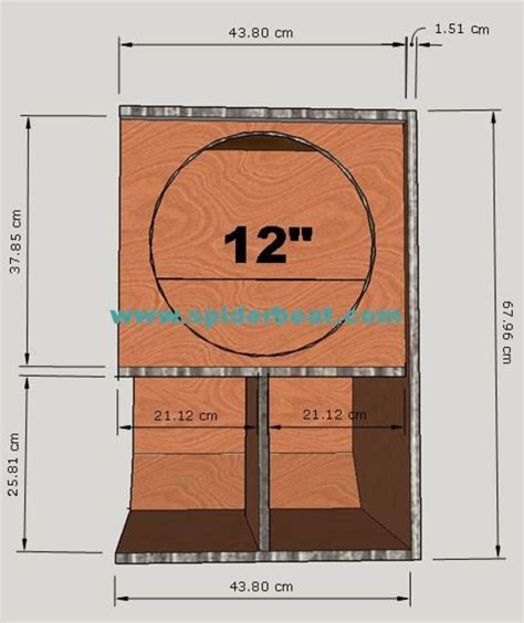 Plan Caisson De Basse Pour Haut Parleur 30cm Artofit