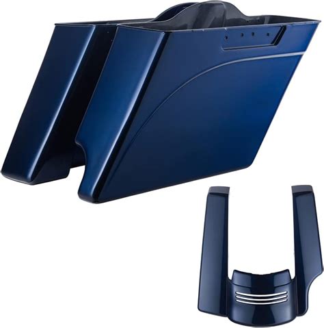 Amazon Moto Onfire Big Blue Pearl Stretched Saddlebags And Rear