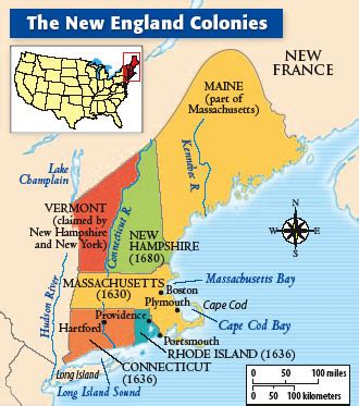 Geography - New England Colonies