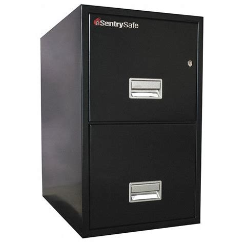 Sentry Safe Drawer Fire Resistant Filing Cabinet Black Letter