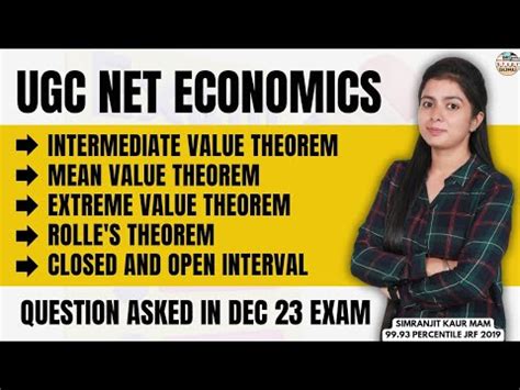 Ugc Net Economics Most Important Topics Mathematical Economics For