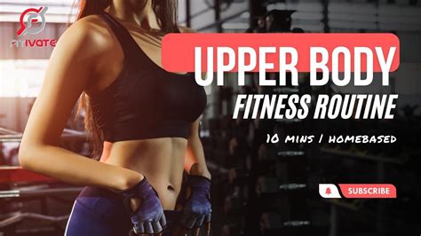 Upper Body And Core Workout 10 Mins No Gym Youtube