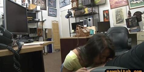 Brunette Woman Sucks Off And Slammed At The Pawnshop Tnaflix