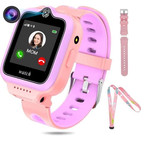 Montre Connectée Enfant Gps 4G 360 Rotation Montre Connectée Pour