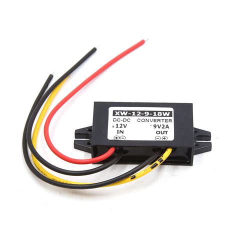 Unique Bargains Car DC 12V To 9V 2A Car Step Down Reducer Power Supply