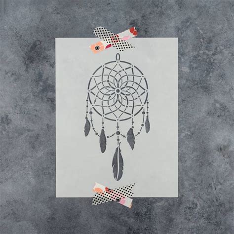 Dream Catcher Stencil Reusable Diy Craft Stencils Of A Etsy