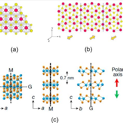 A Top View Of The Structure Of A Monolayer Of Mos In C T