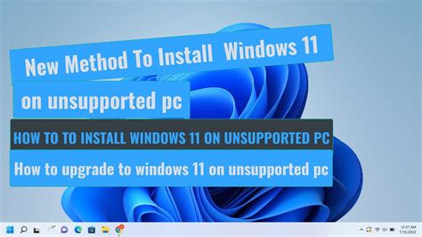 How To Upgrade To Windows 11 On Unsupported Pc Upgrade To Windows11 Windows 11 Kaise Install