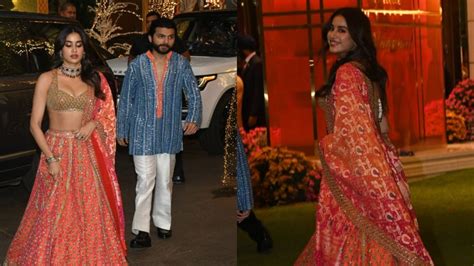 Anant Ambani Radhika Merchant Wedding Janhvi Kapoor Shikhar Pahriya