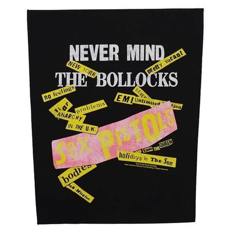 SEX PISTOLS セックスピストルズ Nevermind The Bollocks Tracks バックパッチ メルカリ