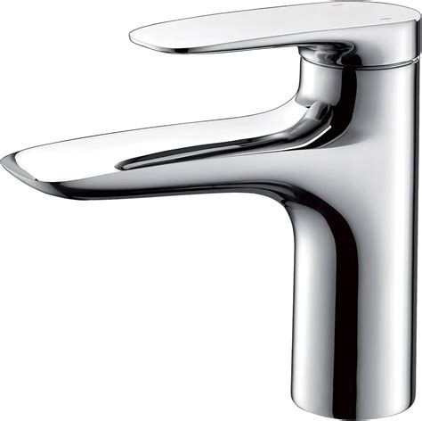 Touch The Faucet Basin All Copper Single Hole Bathroom Washbasin Mixer Tap Chrome Plated Hot