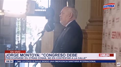 Exitosa Noticias On Twitter 🔵🔴ahora Jorge Montoya Congreso Debe