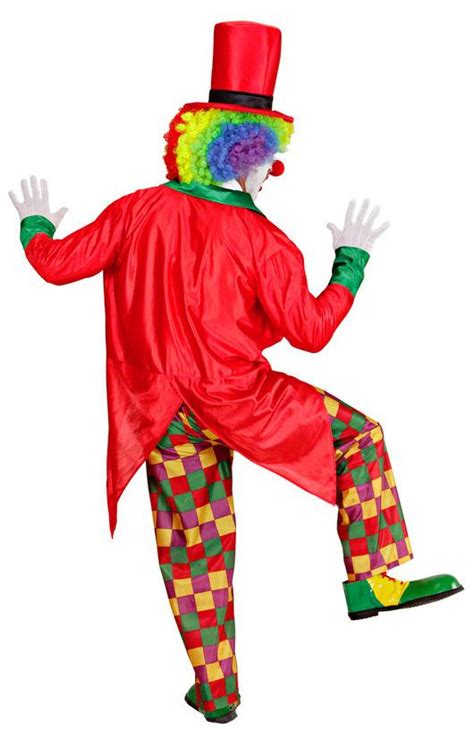 Colourful Adult Clown Costume By Widmann 3509a Karnival Costumes