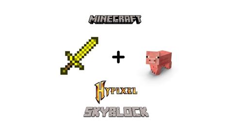 The Best Pigman Sword Ever Hypixel Skyblock Youtube