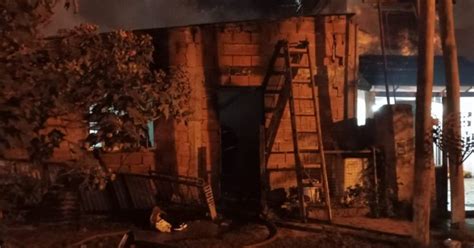 Tensión en la región se incendió una casa con dos hermanitos de 12 y