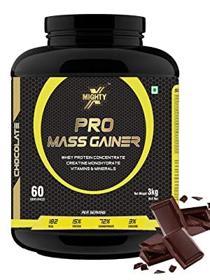 MightyX Mass Gainer Pro Mass Gainer Lean Mass Gainer Chocolate High