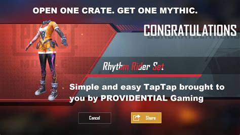 Only Premium Crate I Got Mythic Rhythm Rider Set Again Impressive