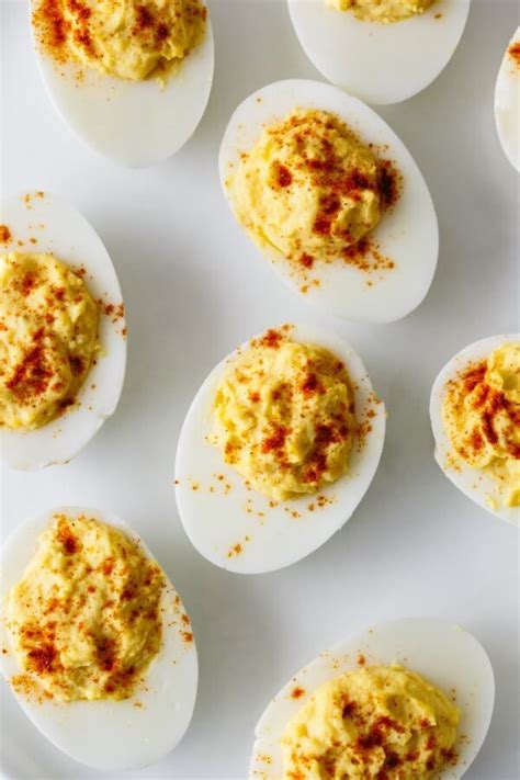 Deviled Eggs Are Hard Boiled Eggs Where The Yolk Is Mixed With