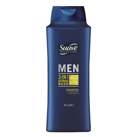 Suave Men Citrus Rush 3 In 1 Shampoo Conditioner Body Wash 28 Oz