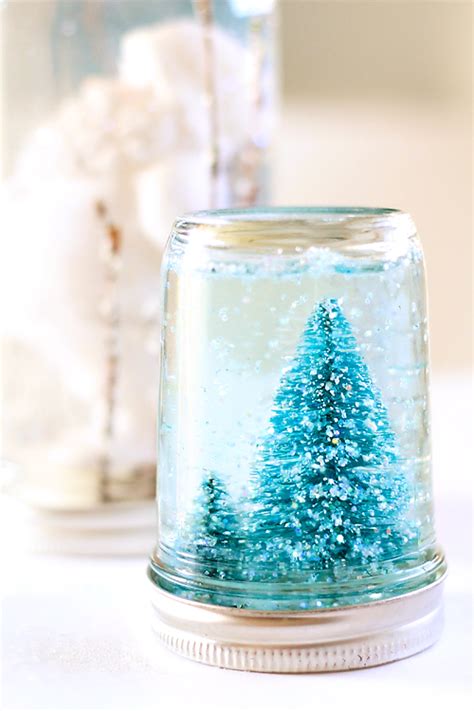 Mason Jar Snow Globe Tutorial Julie Ann Art